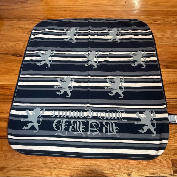 JUICY COUTURE Blue Baby Blanket Soft 34” Square - Picture 1 of 8